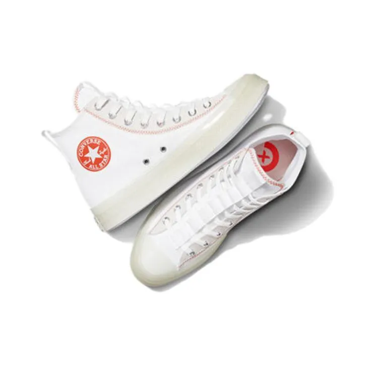 Converse Chuck Taylor All Star CX Anti-Slip And Wear-Resistant Water-Resistant High-Top Canvas Shoes Unisex White-3