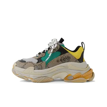 Balenciaga Gucci X Balenciaga Women's Triple S 'The Hacker Project Beige Yellow' Women's
