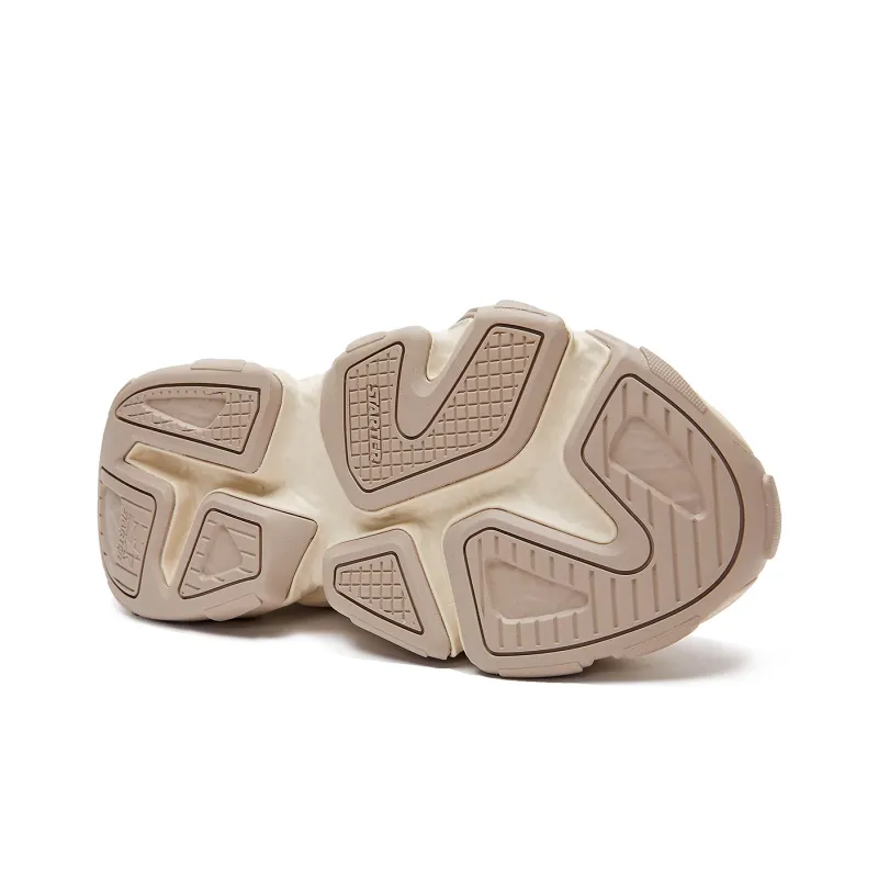 STARTER Rock Formation Series Cushioned Slip Resistant Abrasion Resistant Low Top Chunky Sneakers Men's White Cap Gray-5