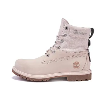 Timberland 6 Inch Premium ReBOTL Fabric And Leather Wide Fit Boot 'Pale Pink' Women's