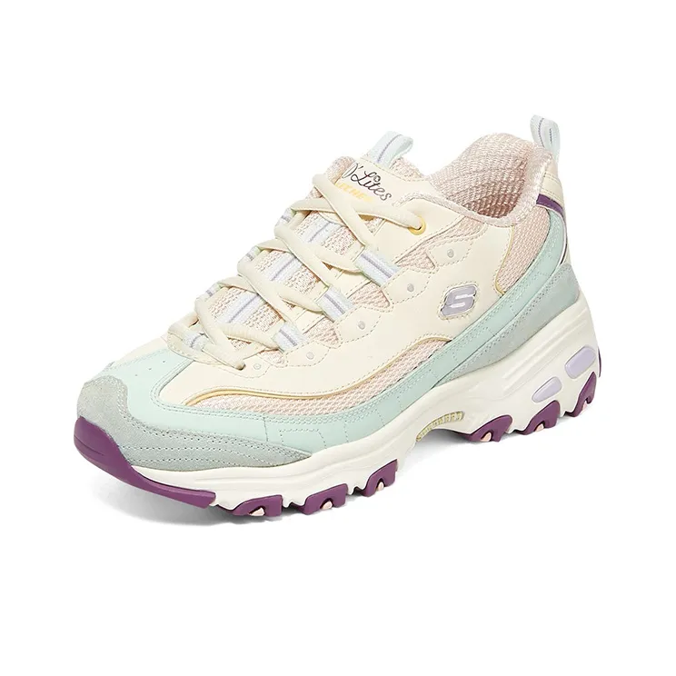 Skechers D'Lites 1.0 'Blue Yellow Pink' Women's-2