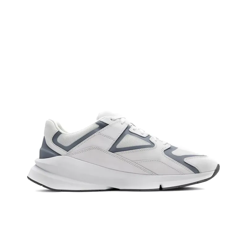 Under Armour Forge 96 Anti-Slip And Wear-Resistant Breathable Low-Top Chunky Sneakers Unisex Gray White-1