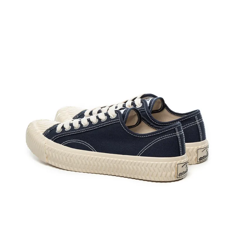 Excelsior Canvas Shoes Unisex Low Top Dark Blue-2