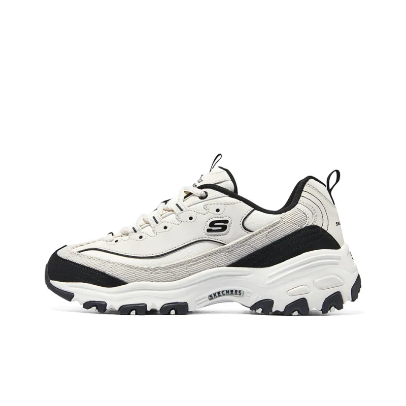 Skechers Arch Fit D'lites 'White Black' Women's-0