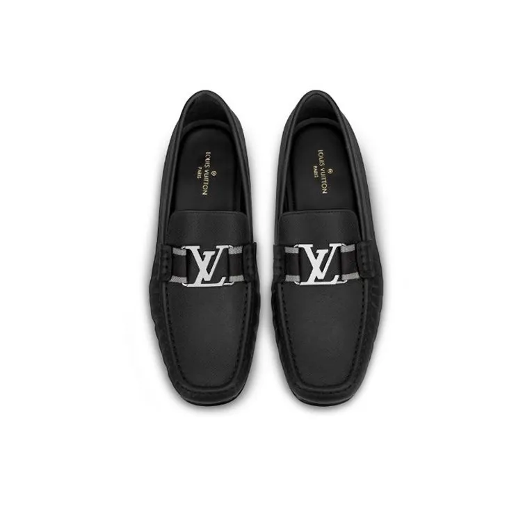 LOUIS VUITTON Montaigne Casual Single Shoes Men's Black-3