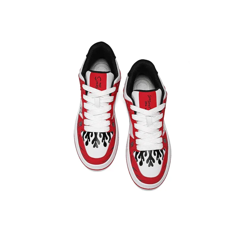 The Simpsons Low Top Skateboard Shoes Unisex-55