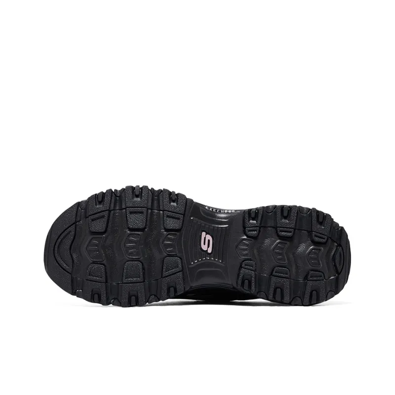 Skechers Sport D'Lites Fancy Leopard 10 'Black Pink' Women's-5