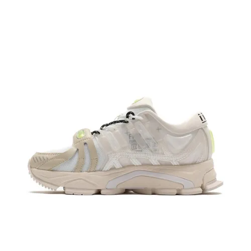 LiNing Furious Rider ACE 1.5 Chunky Sneakers Women's Low-Top Off White/Yellow