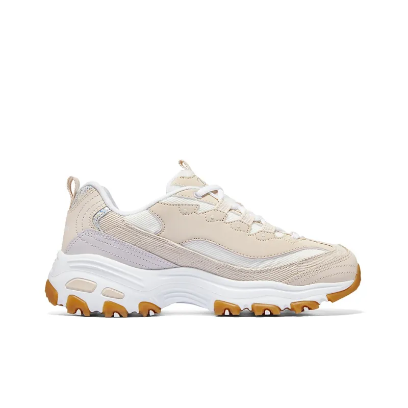 Skechers Dlites 1.0 'White Beige' Women's-1