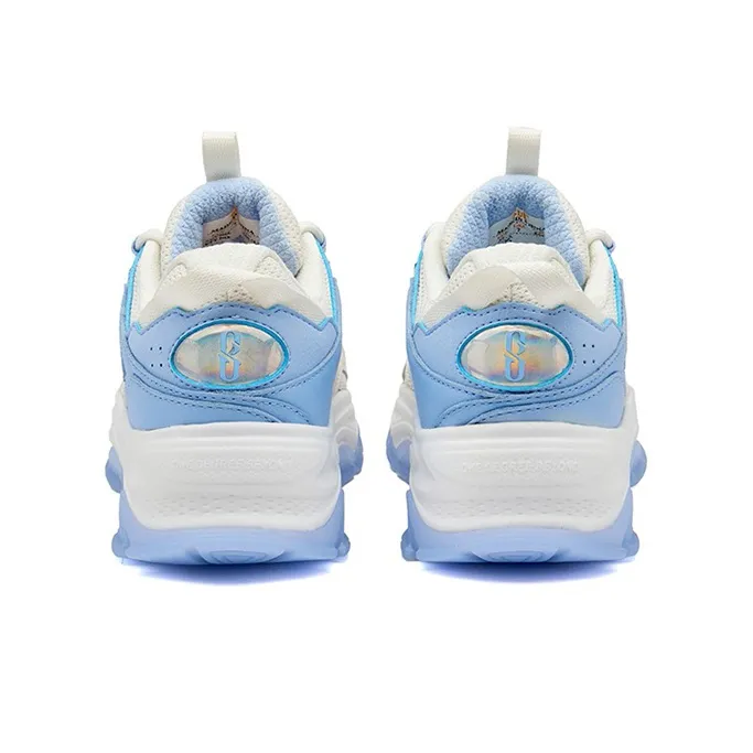 361° Locus Warm Low Top Chunky Sneakers Men's White Blue-3