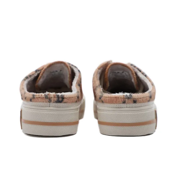 MLB Playball Mule Low Top Canvas Shoes Unisex Dark Beige Yellow-3