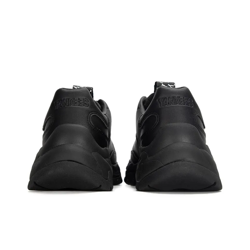 MLB Big Ball Chunky Height Increasing Low Top Chunky Sneakers Unisex Black-4