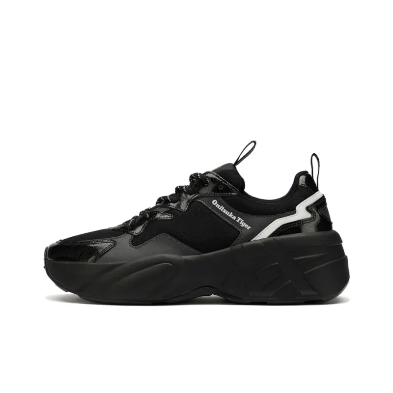 Onitsuka Tiger Pleaker Shoes 'Black White'-0