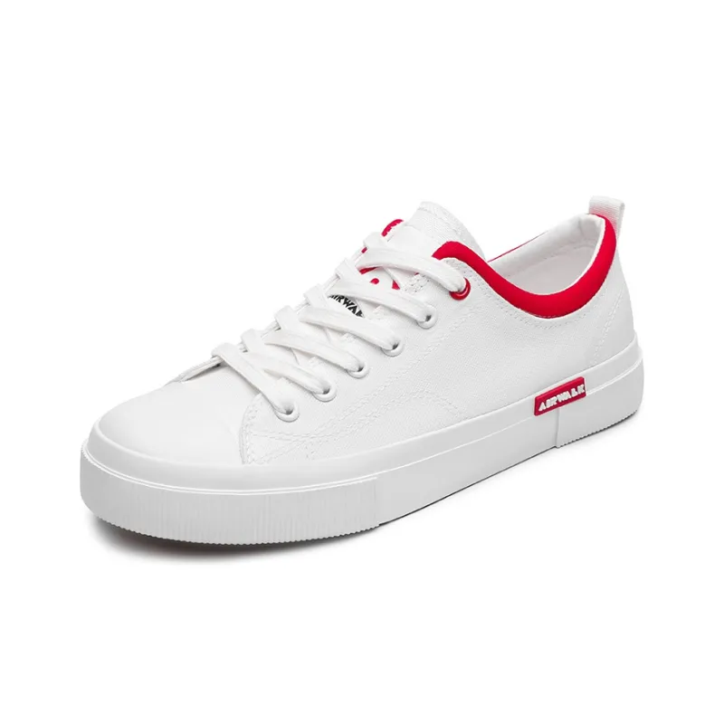 Airwalk Canvas Shoes Men Low-Top White/Red-1