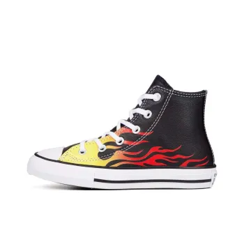 Converse Chuck Taylor All Star Flame Nero Mod 'Black Red'