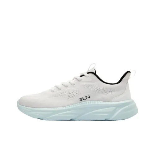 QIAODAN Running Shoes Men Low-Top Jordan White/Powder Blue