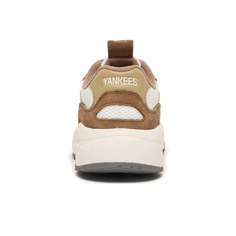 MLB Big Ball Chunky Lite SD Cushioning Anti Slip And Wear Resistant Low Top Chunky Sneakers Unisex Brown-2