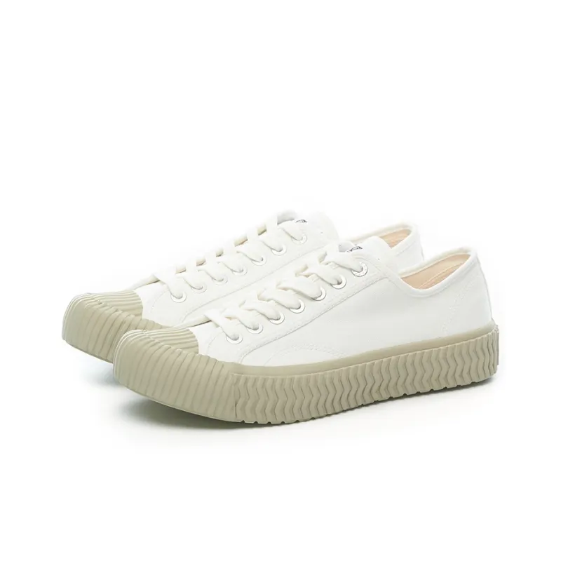 EXCELSIOR Cookie Shoes BOLT LO Classic Platform Anti Slip Wear Resistant Low Top Canvas Shoes Unisex Gray Green-1