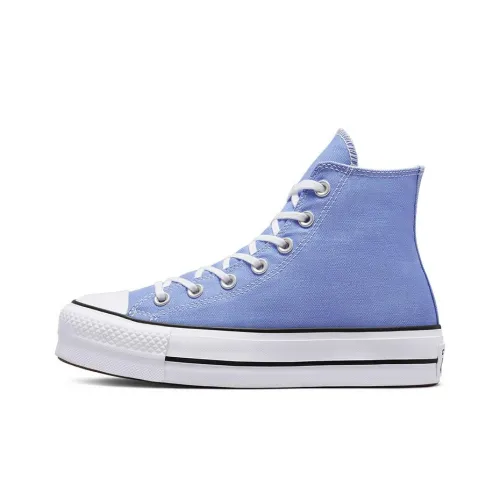 Converse All Star Lift Canvas Shoes Women's High-Top Blue