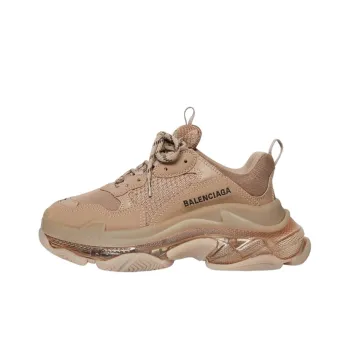 Balenciaga Triple S Sneakers 'Clear Sole Brown' Women's