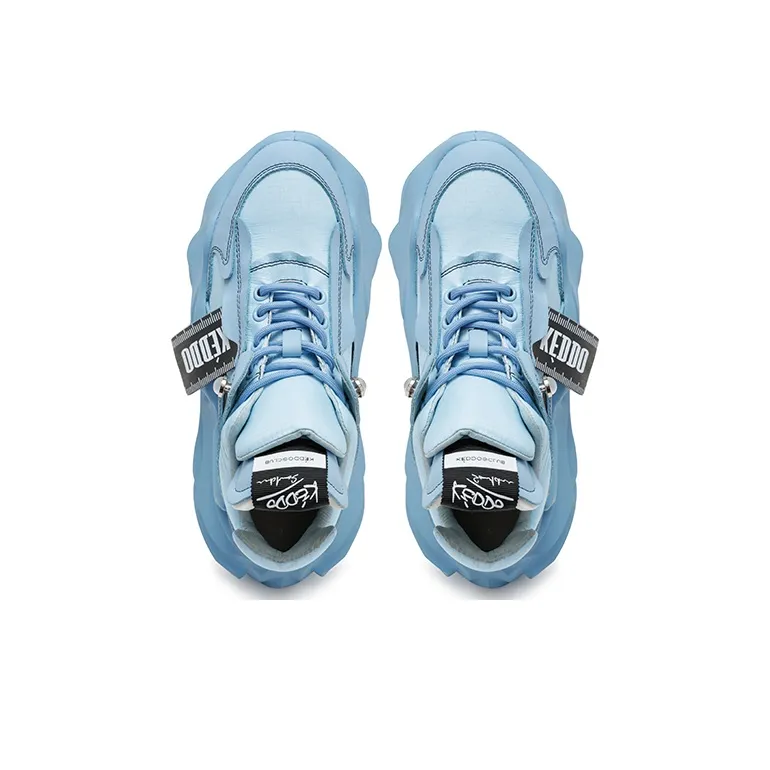 KEDDO Chunky Sneakers Unisex Low Top Blue-5