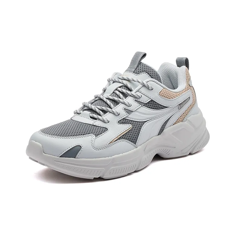 361° Borderline Anti Slip Wear Resistant Low Top Chunky Sneakers Men's Cosmic Gray-1