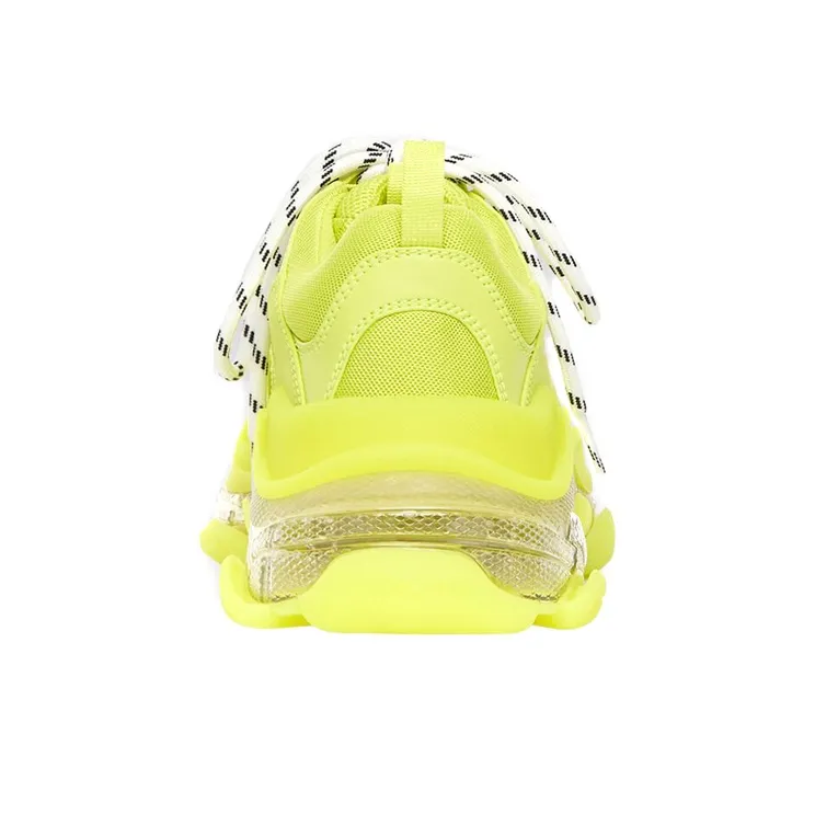 Balenciaga Triple S Clear Sole Fluo Yellow-3