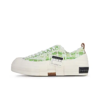 VESSEL G.O.P. Lows 'Grass Tweed' Low Top Canvas Shoes Unisex Green Photochromic