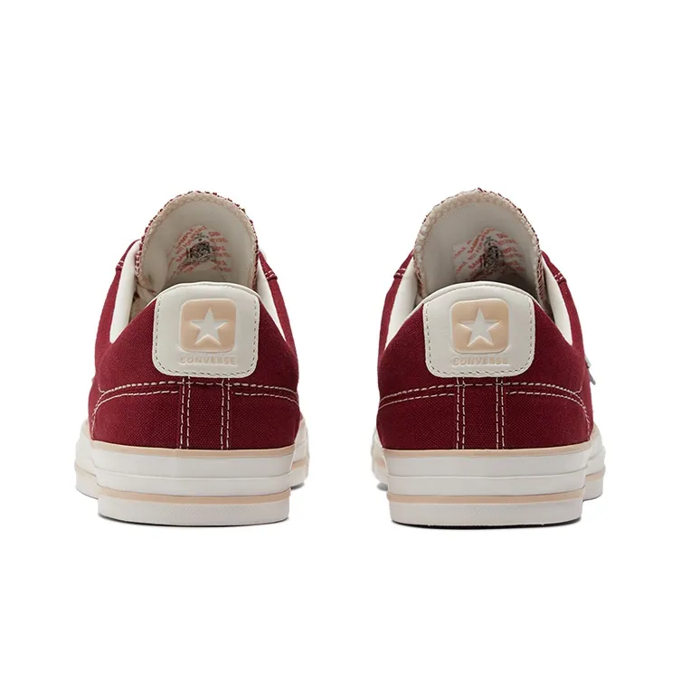 Converse Star Player Non Slip Wear Resistant Low Top Casual Canvas Shoes Red-3