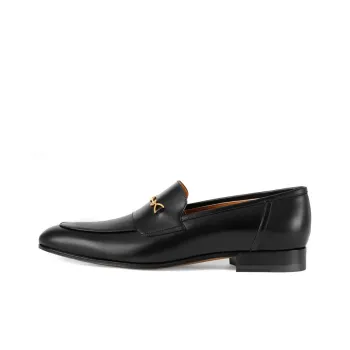 GUCCI Interlocking Jakarta Loafer Black Women's