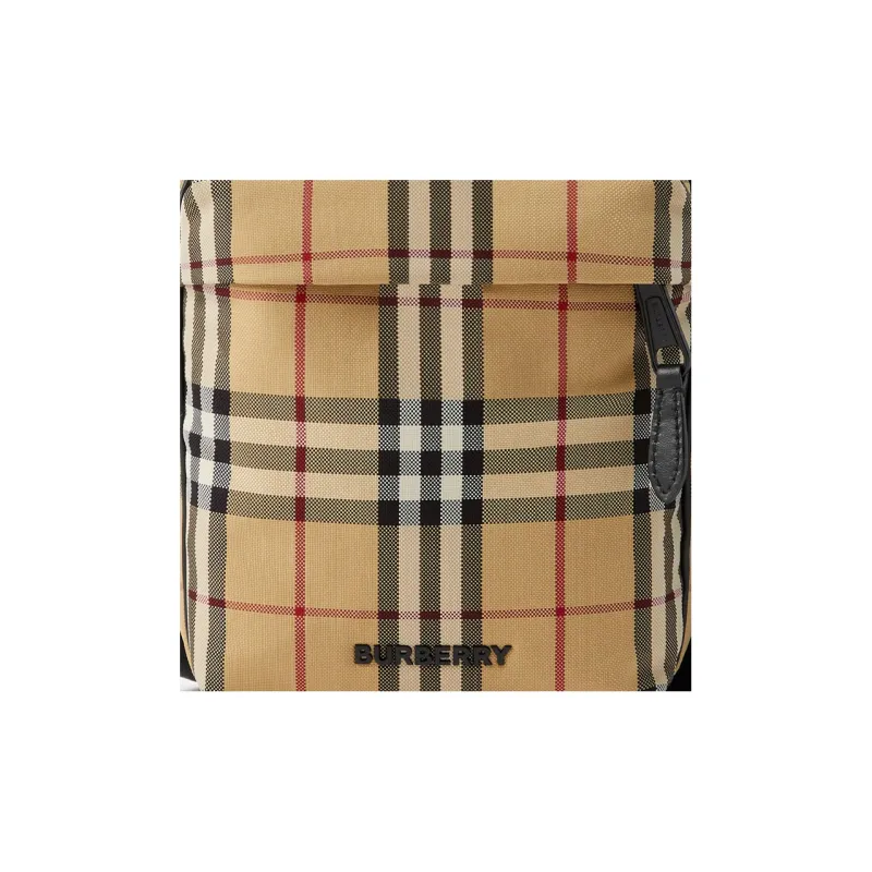 Burberry Polyamide With Calfskin Decoration Shoulder Bag Crossbody Bag Regular Men's Archive Beige-4