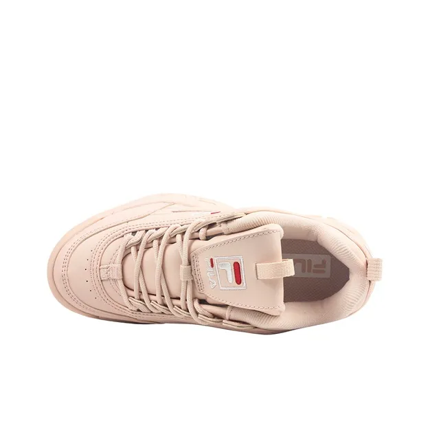 FILA Slip Resistant And Breathable Low Top Chunky Sneakers Men's Pink-3