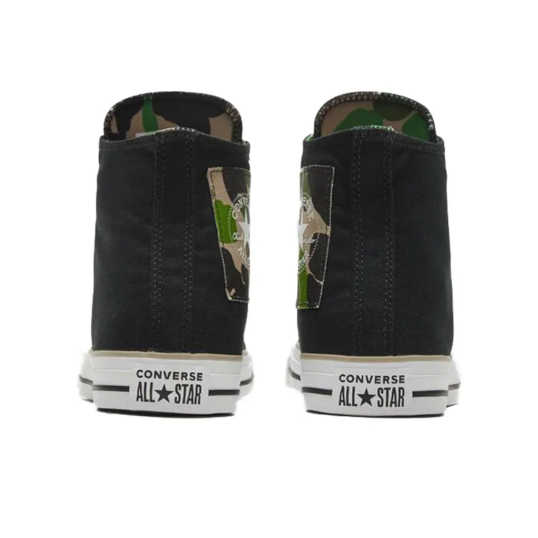 Converse Chuck Taylor All Star 'Black White Camo Patch'-3