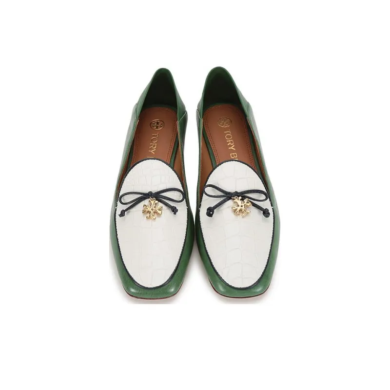 TORY BURCH Women's Casual Shoes Women's Ivory White Green-3