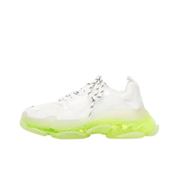 Balenciaga Triple S Clear Sole White Fluo Yellow Women's