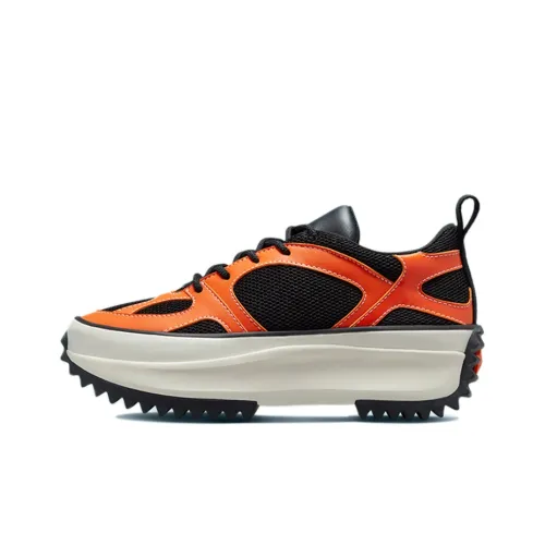 Converse Run Star Veloz Canvas Shoes Unisex Low-Top Orange/Black