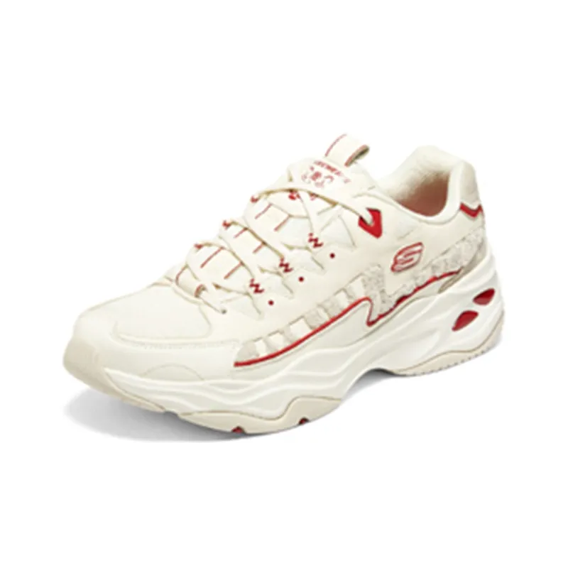 Skechers Dlites 'White Red'-2