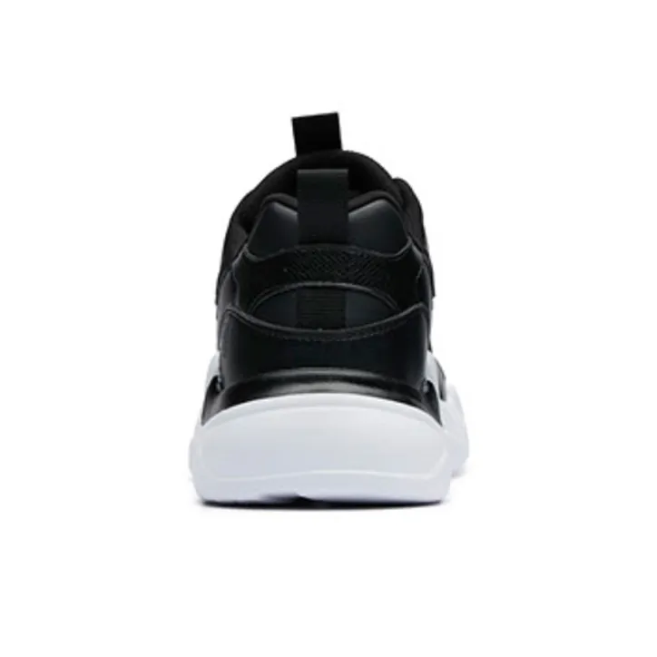 Anta Anti Slip Wear Resistant Low Top Chunky Sneakers Men's Black-4
