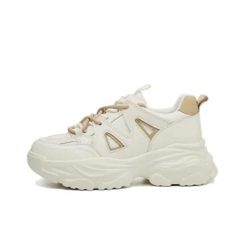 DAPHNE Low Top Chunky Sneakers Women's Milk Tea