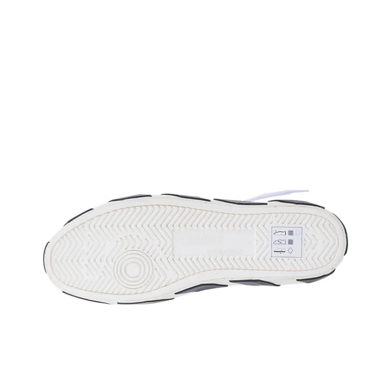 OFF WHITE Vulcanized Mid Top White Black-4