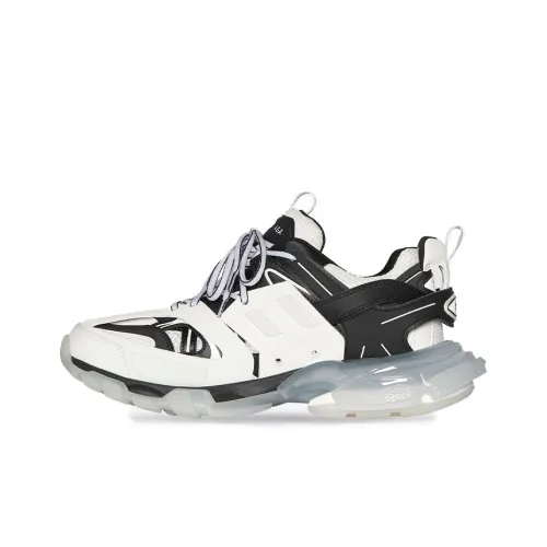 Balenciaga Track Clear Sole White Black