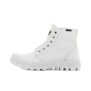 Palladium Pampa Hi Originale Anti-Slip Wear-Resistant High-Top Canvas Shoes Unisex Star White
