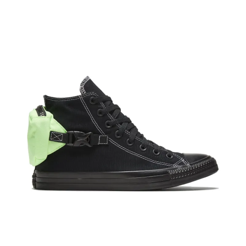 Converse Chuck Taylor All Star Buckle Up High 'Black Ghost Green'-1