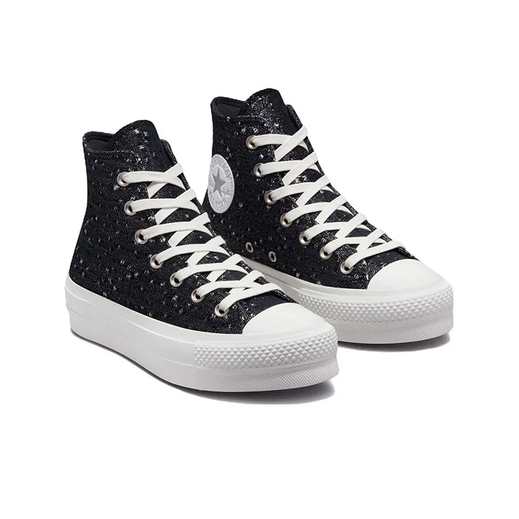 Converse All Star Collection All Star Collection Abrasion Resistant High Top Canvas Shoes Women's Black White-2