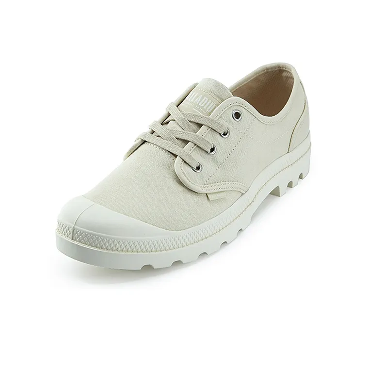 Palladium Pampa Oxford Anti Slip Wear Resistant Breathable Lightweight Warm Low Top Canvas Shoes Men's Light Cyan-1
