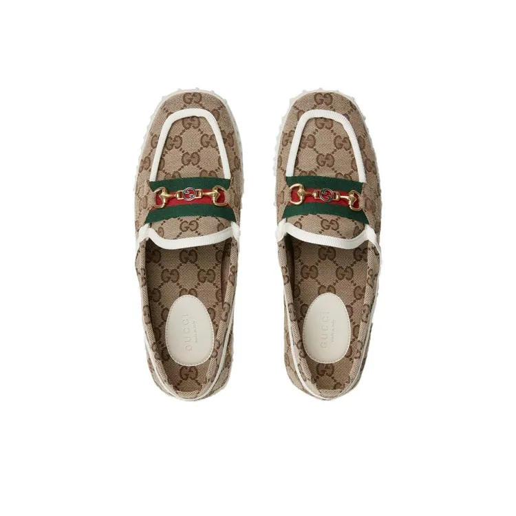 GUCCI Horsebit Flat Shoes Casual Shoes Women's Ebony-2