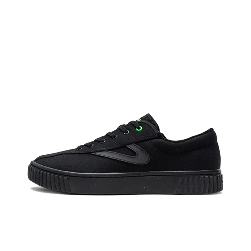 TRETORN Nylite Plus Bloom Anti-Slip And Wear-Resistant Lightweight Low-Top Canvas Shoes Men's Black-0