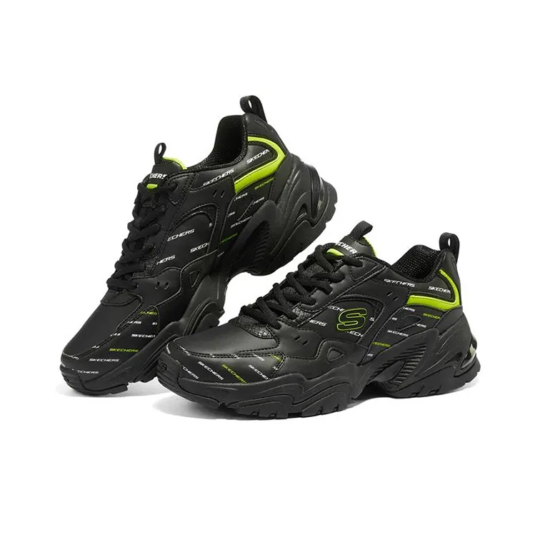 Skechers Stamina V2 'Black Green'-2