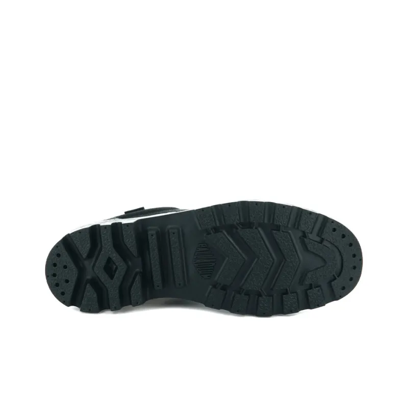 Palladium Pampa Ox Originale Slip Resistant Abrasion Resistant Breathable Low Top Canvas Shoes Unisex Black-4