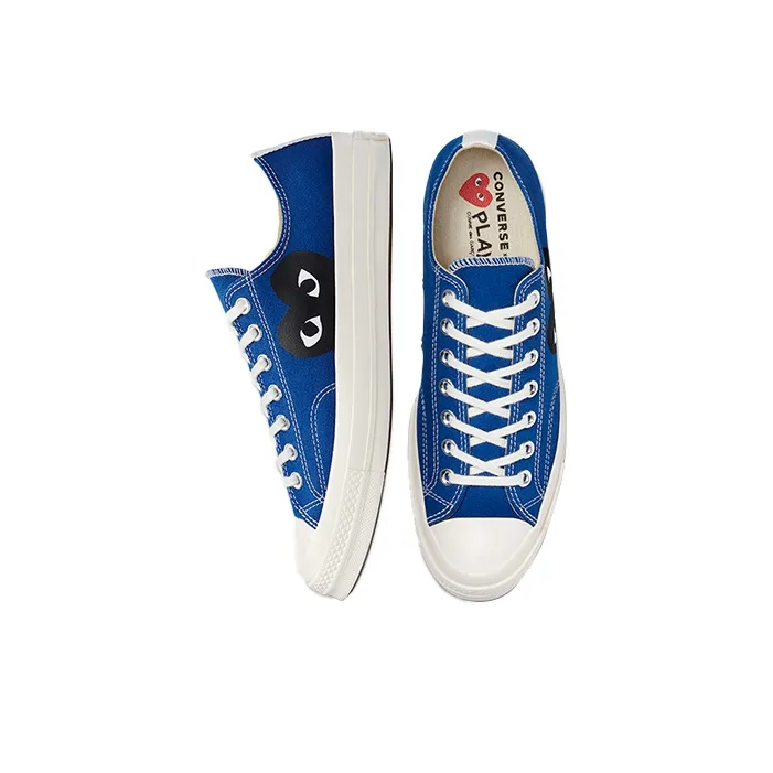 Chuck 70 Comme Des Garçons Play X Converse Low 'Blue Quartz'-4
